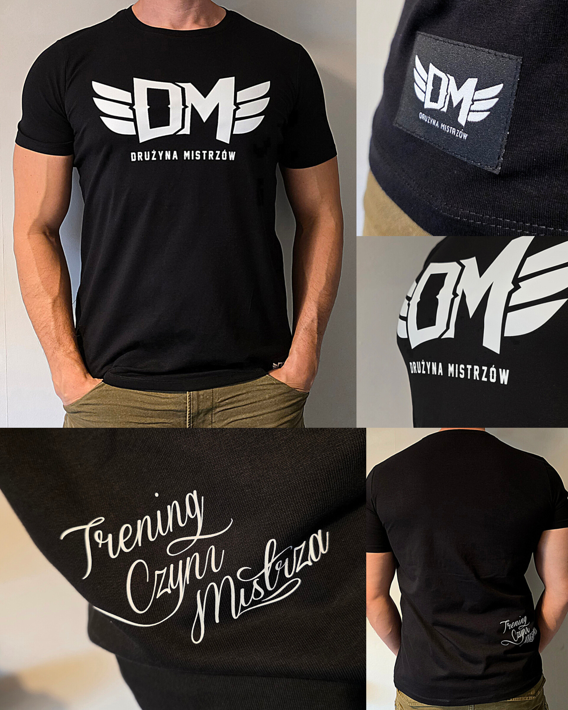 T-shirt DM Białe Classic PRZEDSPRZEDAŻ - obrazek 7