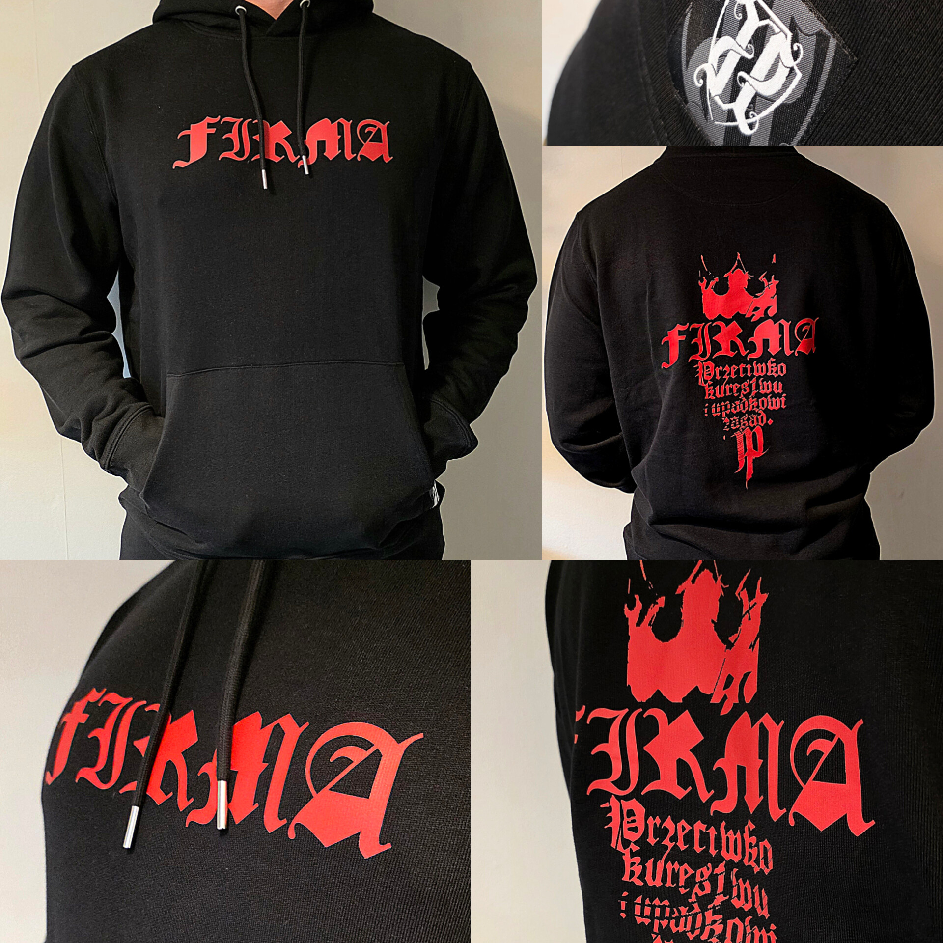 Bluza Firma Red Kaptur PRZEDSPRZEDAŻ - obrazek 7