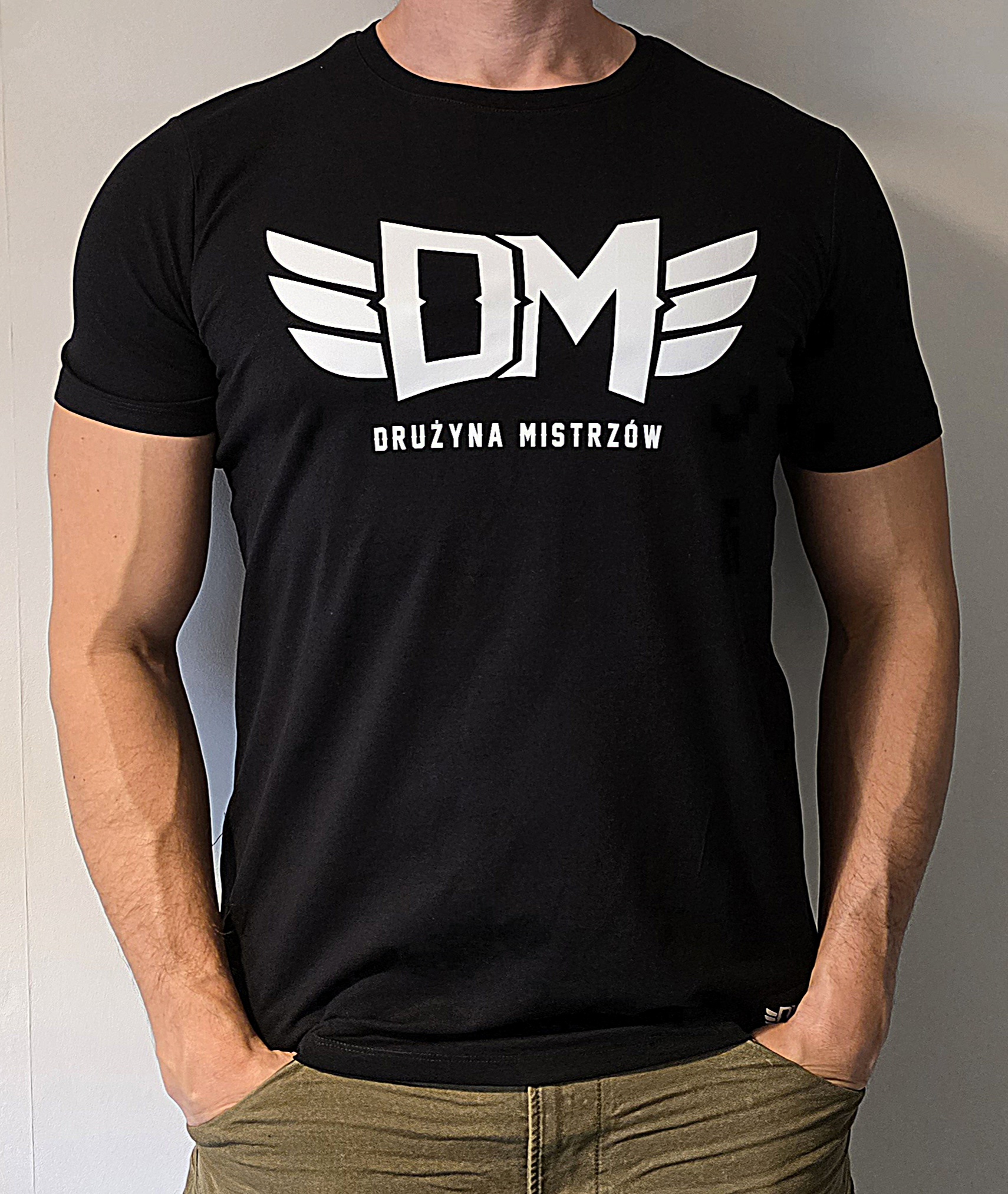 T-shirt DM Białe Classic PRZEDSPRZEDAŻ - obrazek 2
