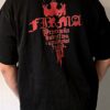 Tshirt jp firma czerwony premium tył T-shirt FIRMA JP Red PKIUZ Premium PRZEDSPRZEDAŻ