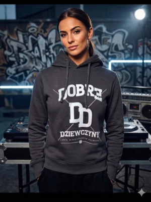 Bluza JP FIRMA Damska Dobre Dziewczyny Szara PRZEDSPRZEDAŻ