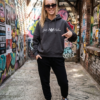 1776361479284 Bluza JP FIRMA Damska Jestem Piękna Szara PRZEDSPRZEDAŻ
