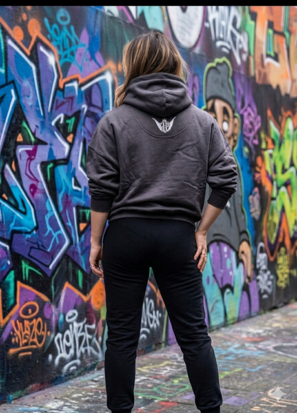 1776362074506 Bluza JP FIRMA Damska Jestem Piękna Szara PRZEDSPRZEDAŻ