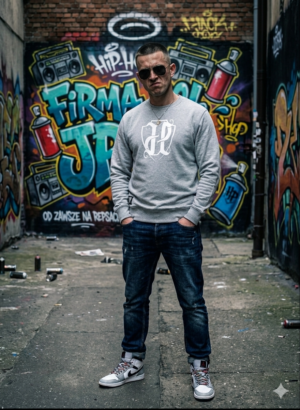 BLUZA JP FIRMA MELANGE CALSSIC PRZEDSPRZEDAŻ