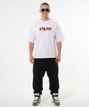 1781009943451 T-shirt FIRMA Red Premium White PKIUZ PRZEDSPRZEDAŻ
