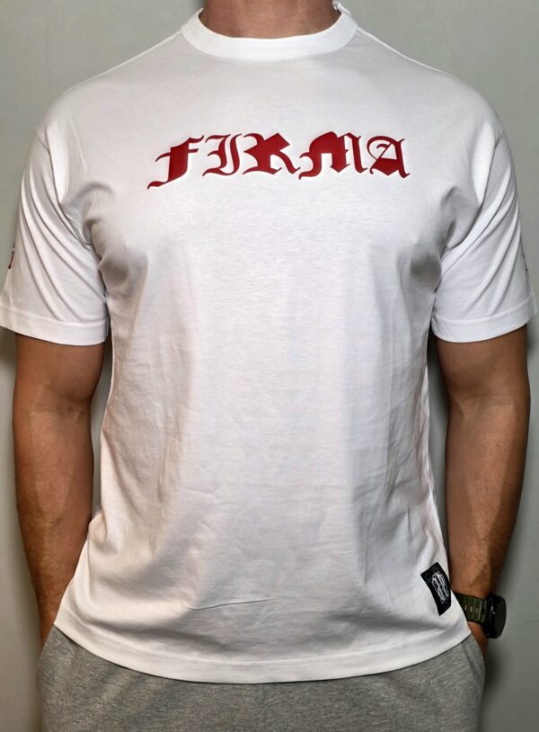 20260224_185609 T-shirt Firma JP Style white PKIUZ PRZEDSPRZEDAŻ