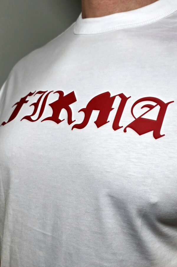 20260224_185617 T-shirt FIRMA Red Classic White PKIUZ PRZEDSPRZEDAŻ