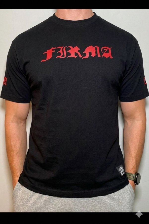 T-shirt FIRMA RED PKIUZ Style